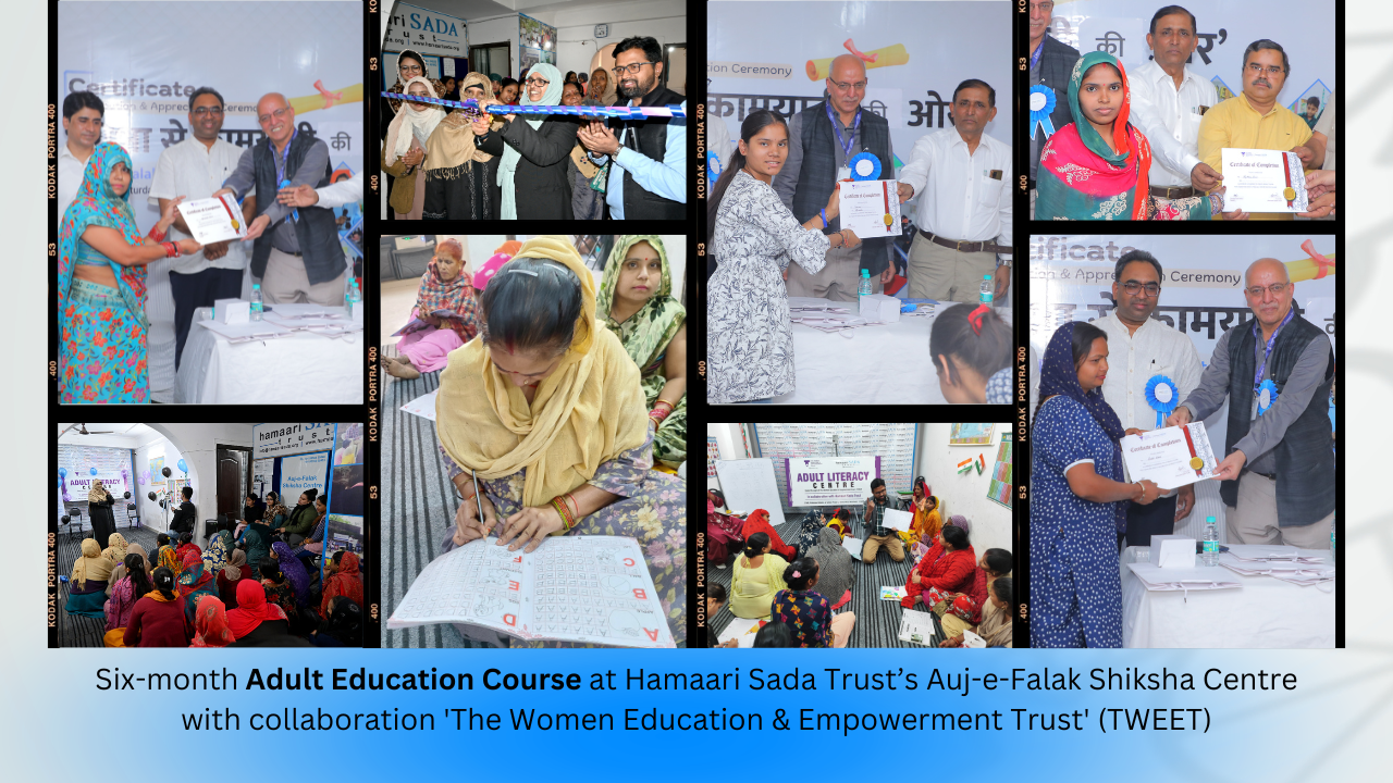 You are currently viewing Hamaari Sada Trust Honors 25 Women for Completing ‘Adult Literacy Course’