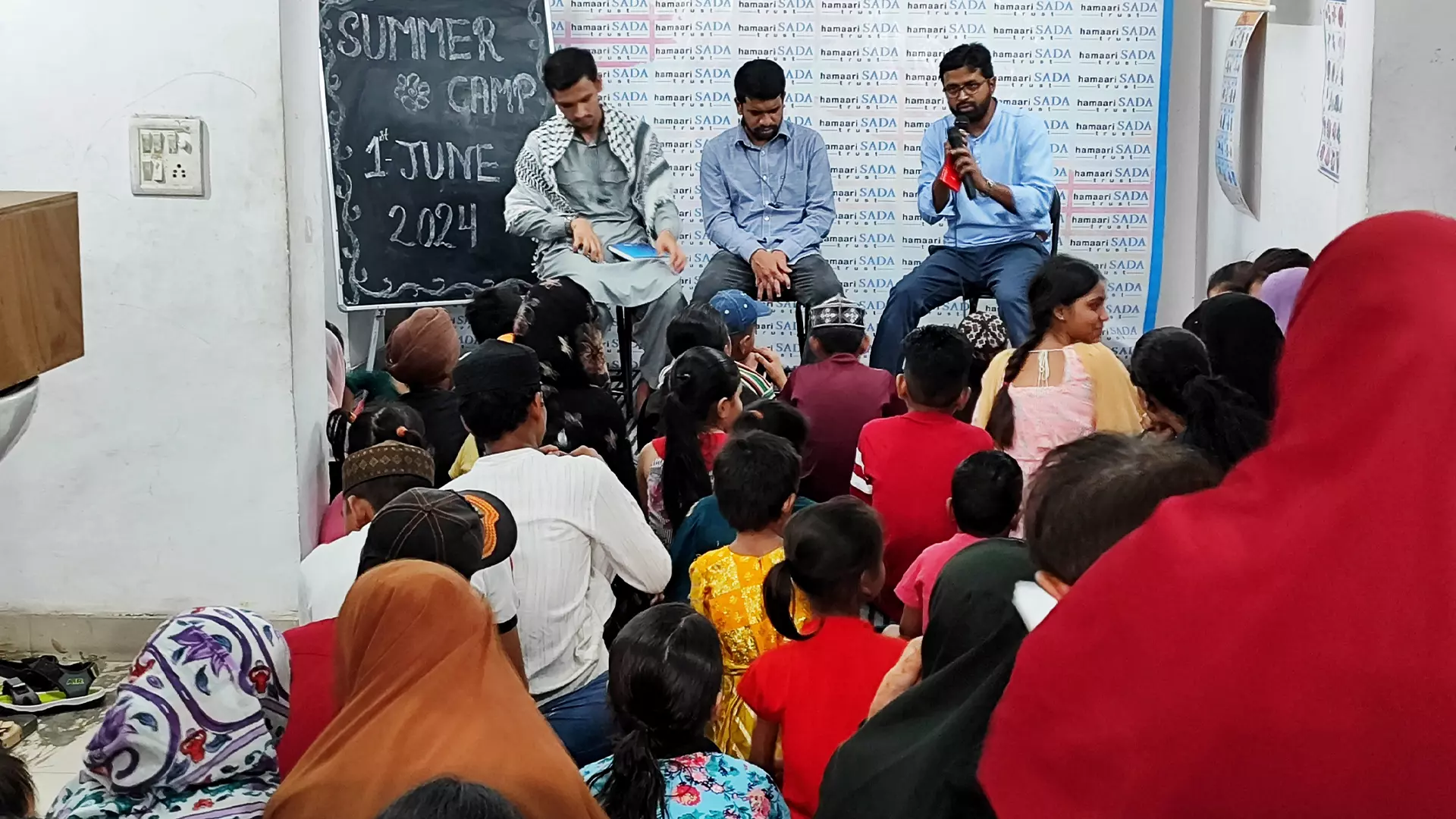 Summer camp at Hamaari Sada Trust’s Auj-e-Falak Shiksha Centre