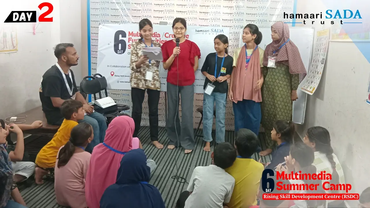 Read more about the article 2nd day creative fun activities summer camp at rising skill development centre rsdc