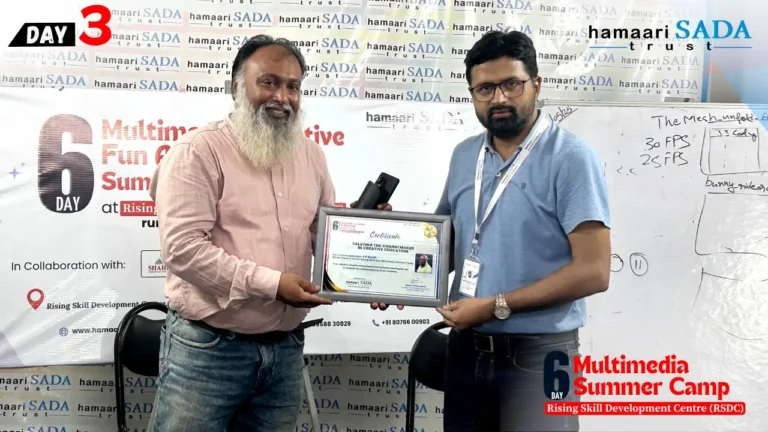 3rd day of the Multimedia Summer Camp at RSDC featured AK Ranjit on Photography & Cinematography
