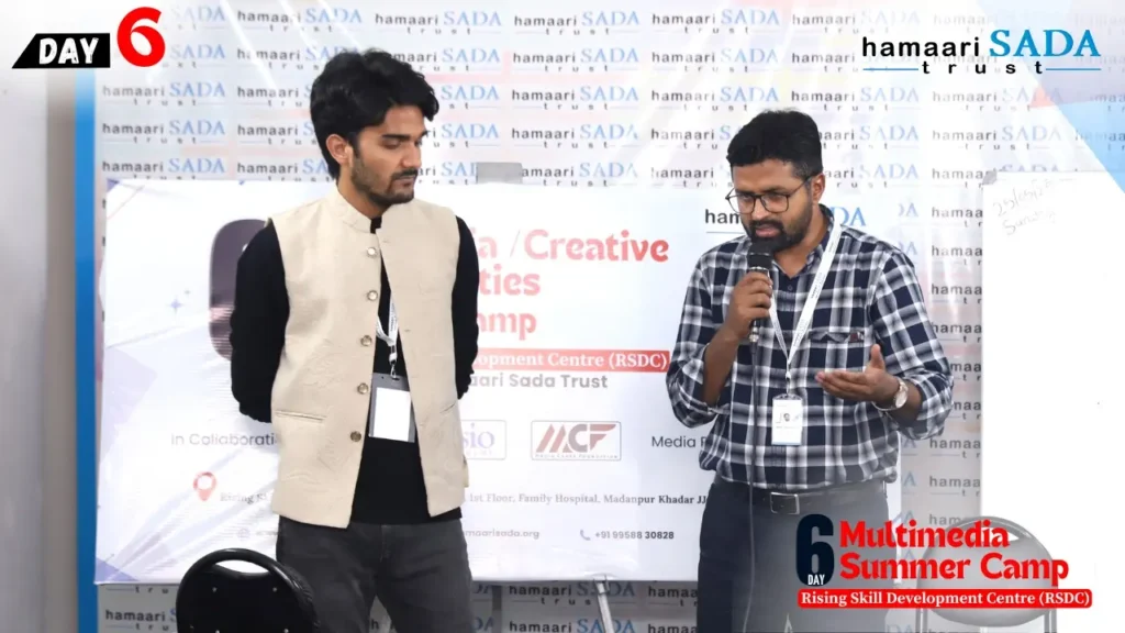 6th day of the Multimedia Summer Camp at RSDC featured Sakib Mazeed on Social Media Management