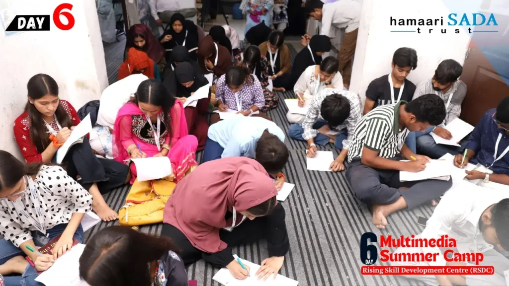 6th day of the Multimedia Summer Camp at RSDC featured Sakib Mazeed on Social Media Management