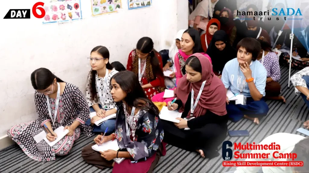 6th day of the Multimedia Summer Camp at RSDC featured Sakib Mazeed on Social Media Management