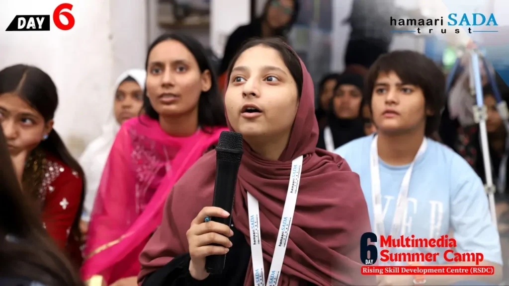 6th day of the Multimedia Summer Camp at RSDC featured Sakib Mazeed on Social Media Management