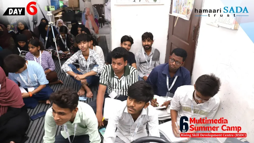 6th day of the Multimedia Summer Camp at RSDC featured Sakib Mazeed on Social Media Management