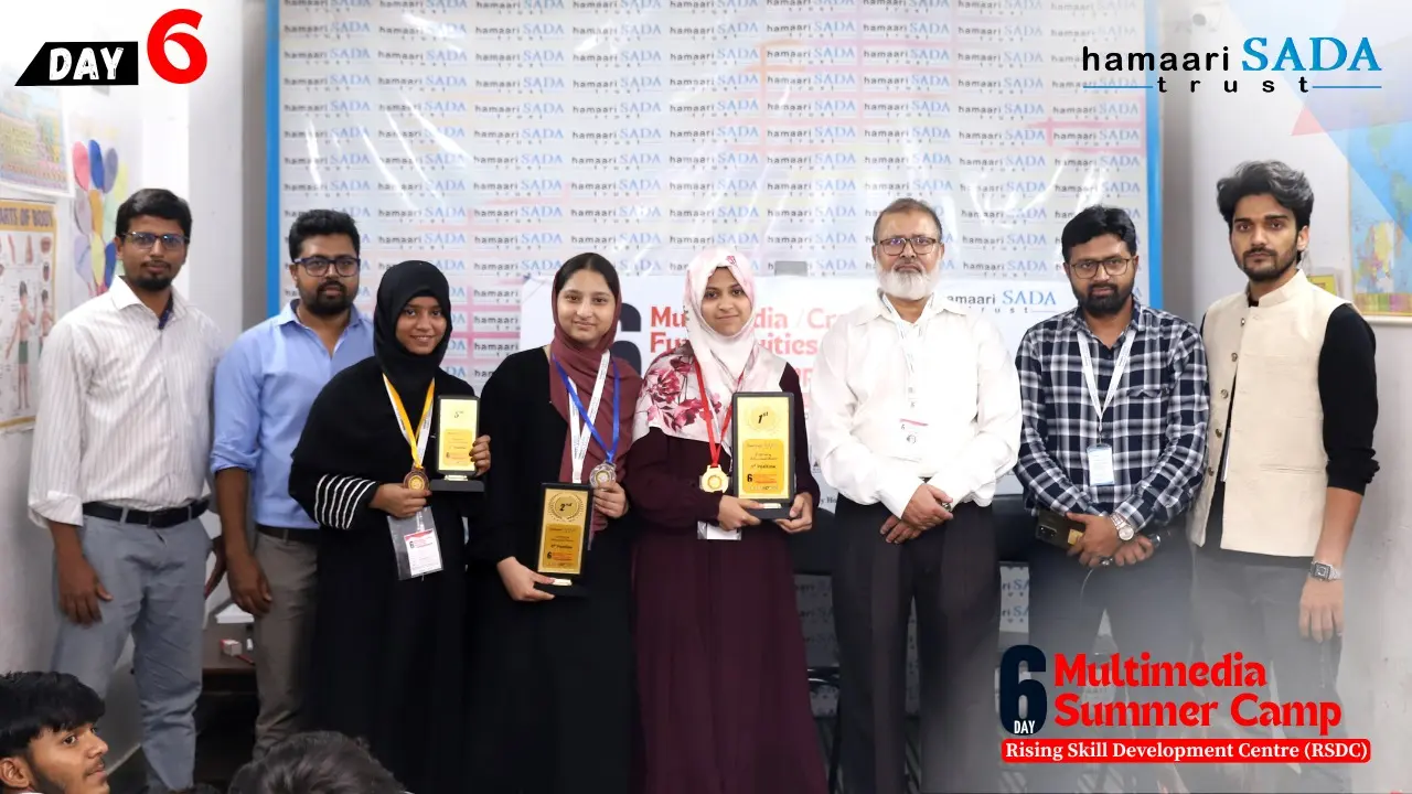 Read more about the article Prize distribution held on Day 6 of the Multimedia Summer Camp at Rising Skill Development Centre (RSDC)