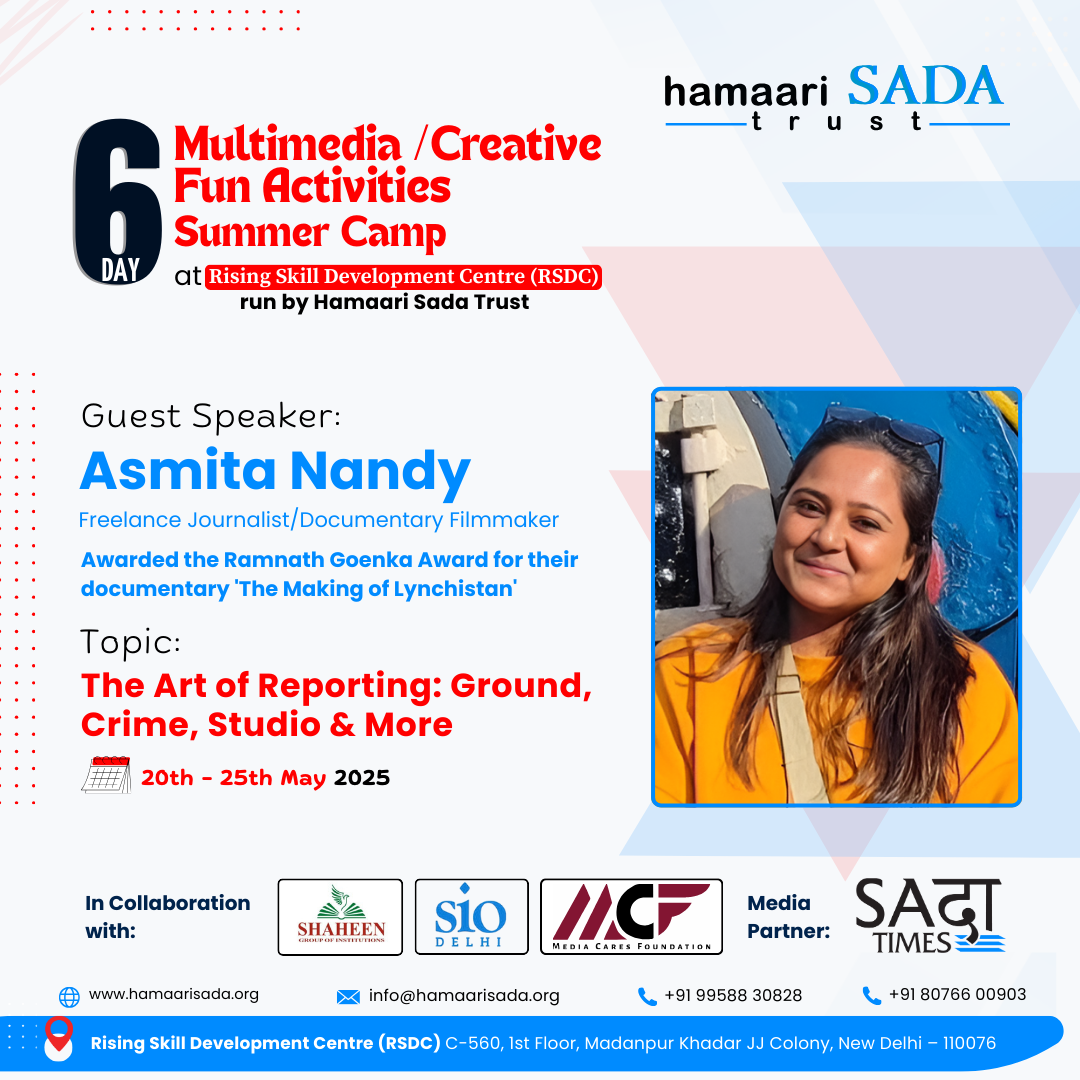 Asmita Nandy, Freelance Journalist, Documentary Filmmaker