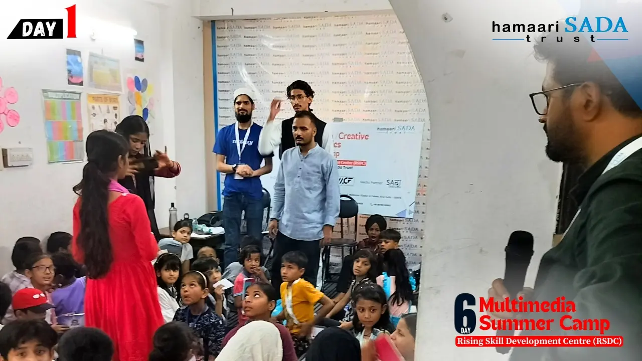 Read more about the article 1st day creative fun activities summer camp at rising skill development centre rsdc