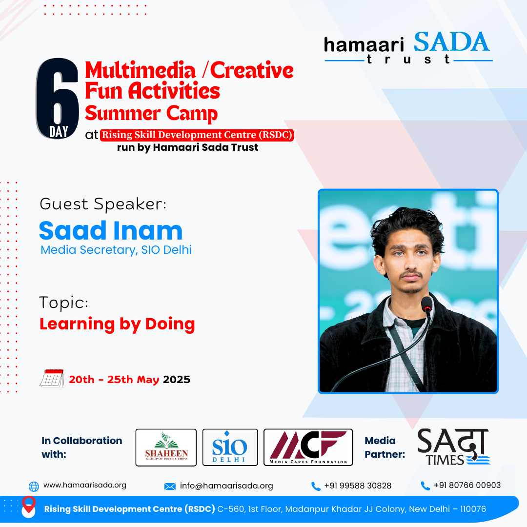 Saad Inam, Media Secretary, SIO Delhi
