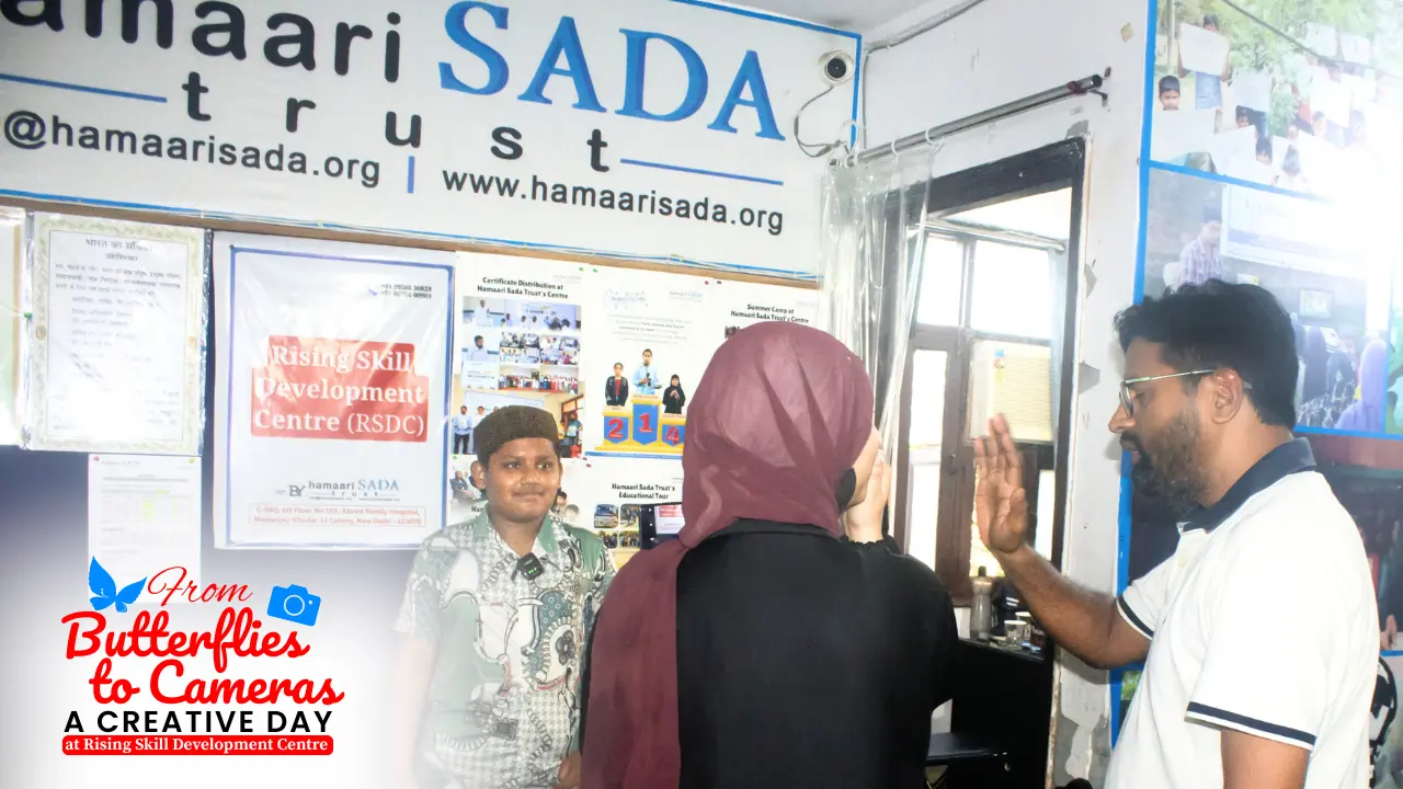 A Creative Day at RSDC by Hamaari Sada Trust, Founder, Mohd. Irshad Alam