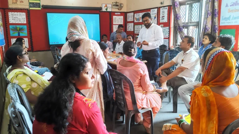 Mohd. Irshad Alam, Founder, Meeting With NGOs at Madanpur Khadar Extension, New Delhi