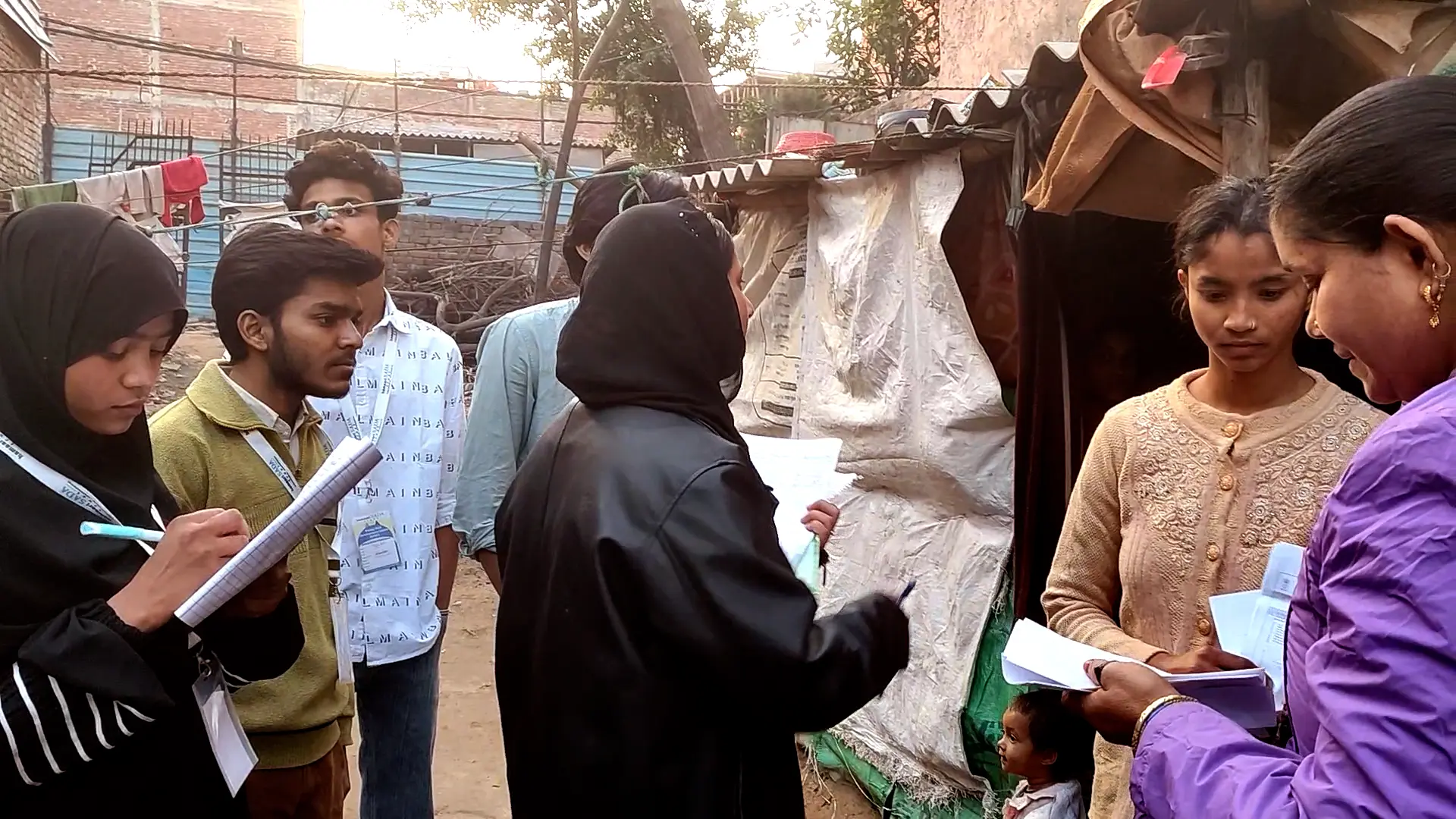 Blanket Distribution: Media Trainees of Hamaari Sada Trust Lead Drive with Society for Bright Future